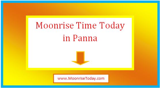 moonrise time today in panna