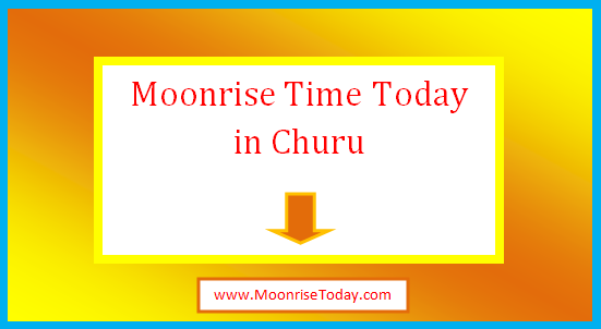 moonrise time today in churu
